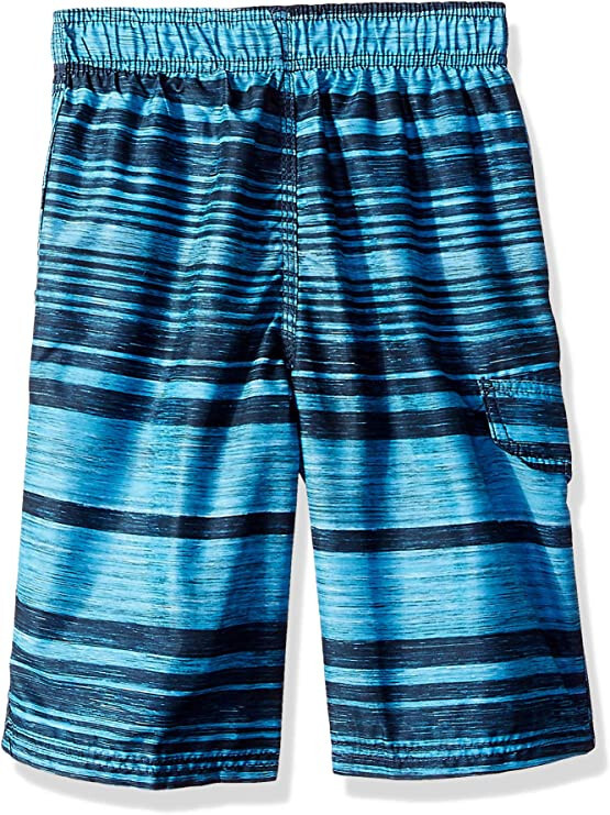 Kanu Surf Costume Da Bagno Per Ragazzi, Pantaloncini Da Spiaggia Con Strisce, Asciugatura Rapida - 2