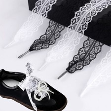 Women Flat Lace Shoe Laces Fancy Shoelaces 120CM Length Canvas Sneakers Outdoor