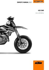 KTM Owners Manual Book Guide 2021 450 SMR