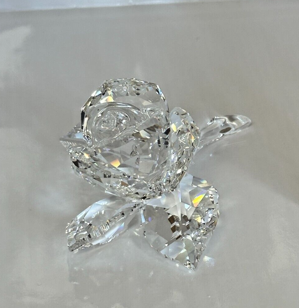 2005 RETIRED Swarovski ROSE BLOSSOM Crystal Figurine | eBay