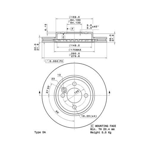 09.D059.11 BREMBO Prime Remschijf 338x30mm, 5, interne ventilatie 09.D059.11 ❱❱❱ prijs en ervaring 09.D059.11 BREMBO Prime Remschijf 338x30mm, 5, interne ventilatie 09.D059.11 ❱❱❱ prijs en ervaring
