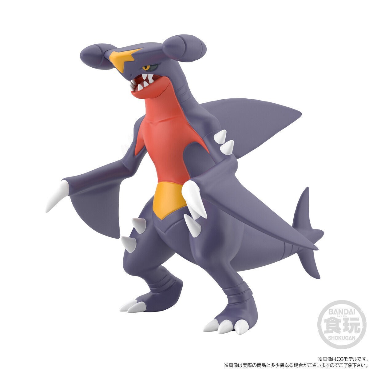 Pokemon Scale World Sinnoh Region Garchomp 1/20 Figure Genuine