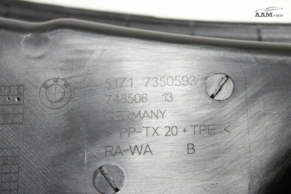 BMW X1 F48 2016-2021 cubierta del parabrisas delantero bandeja de lluvia cubierta del panel de ventilación OEM Foto 4 de 4