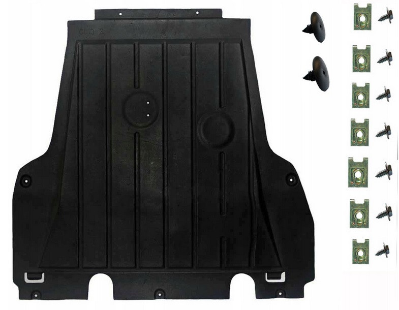 Cache protection sous moteur Nissan Micra K12 bouclier thermique et antichoc