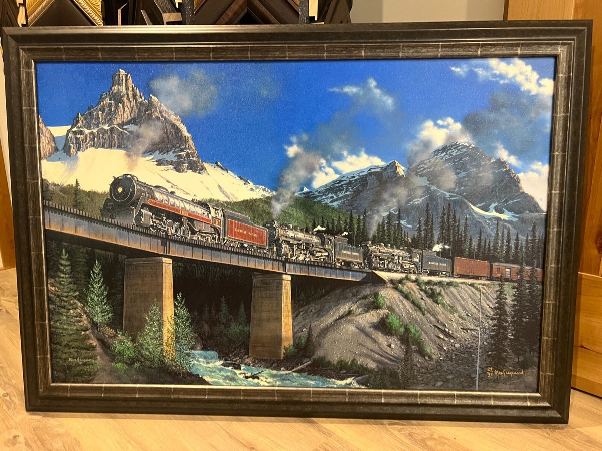 Max JACQUIARD Triple Header over the Kicking Horse LTD art Giclee