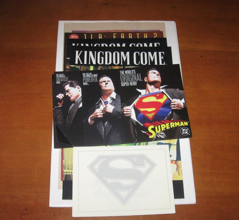 Vintage DC Comic Promo Materials 90s Lot Kingdom Advertising Poster Flyers, ETC