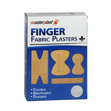 100 PLASTERS ASSORTED WATERPROOF FABRIC BREATHABLE HYPOALLERGENIC PLASTERS