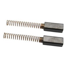 2 CARBON MOTOR BRUSH MEDIUM WITH SPRINGS 2 PER PACKAGE 4 MM X 3.5 MM X 13MM