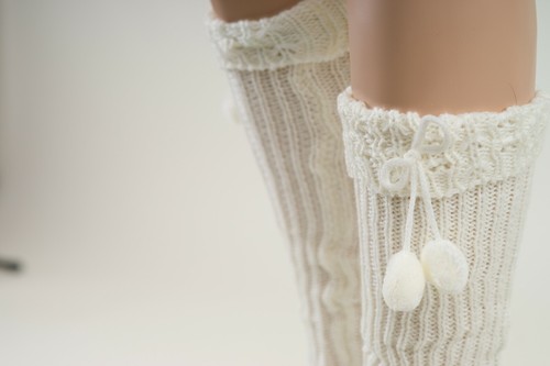 Women LEG WARMERS Winter Warm Knit Crochet Boot Socks L1005 - Picture 2 of 7