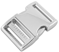 10 - 1 1/2 Inch Aluminum Side Release Buckles