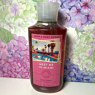 Bath & Body Works Meet Me in Miami Body Wash Sulfate-Free Vegan, 10 fl oz