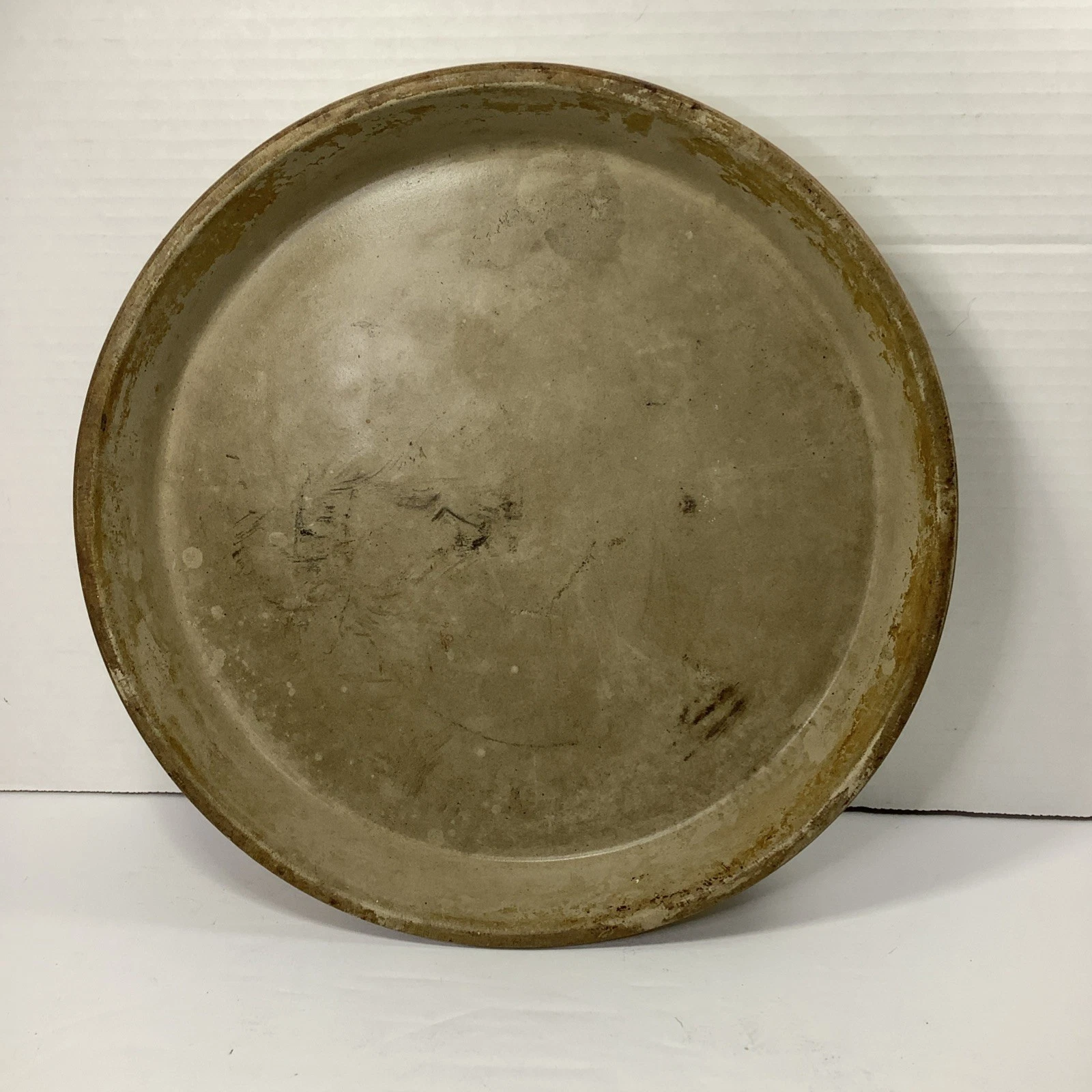 SASSAFRAS Stone Pie Plate 11" Round Deep Dish 3615
