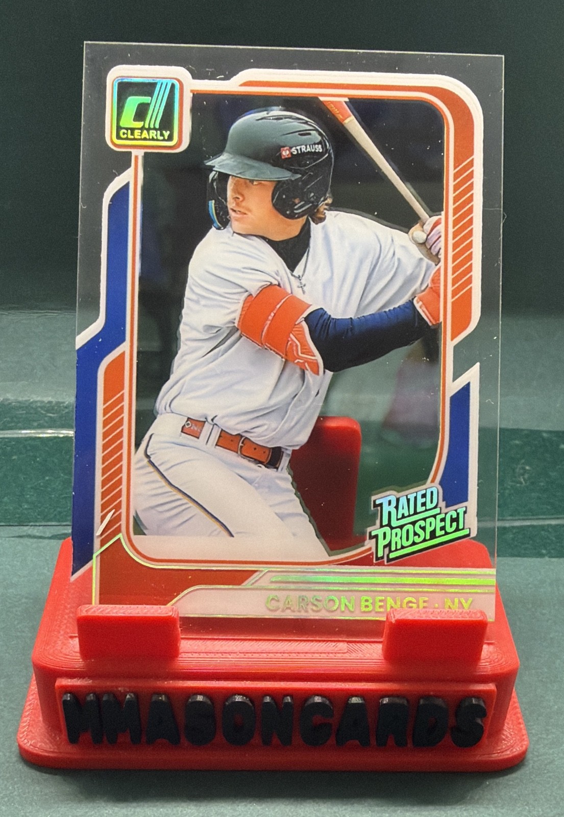 2026 Panini Donruss - Clearly Rated Prospects Carson Benge #180 (RC) 🔥 Rare F19