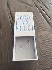 Carolina Bucci 18 Karat White Gold Superstellar Diamond Earrings