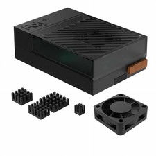 Argon Poly 5 Case 30mm PWM Fan Heatsink Black Shell for Raspberry Pi 5