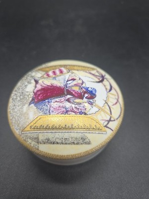 Manufacture de Monaco Porcelain Box with Grimaldi Design