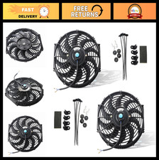 Universal Electric Radiator Slim Fan Set 12 Inch Pushpull 12v Mounting Kit - Universal Electric Radiator Slim Fan Set 12 Inch Pushpull 12v Mounting Kit -