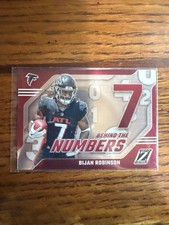 Bijan Robinson 2023 Panini Zenith Football Behind The Numbers #3 Atlanta Falcons