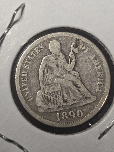 1899 Barber Dime. 90% Silver. Good Condition. EGP