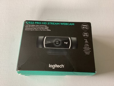 Logitech C922 PRO Webcam mit Stativ, Full-HD 1080p, 78° Sichtfeld, Autofokus