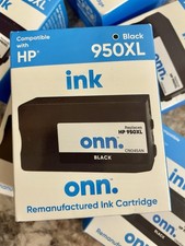 Lot of 6 ONN 950XL Black Ink Cartridges HP Compatible NEW