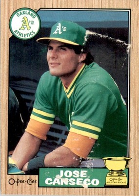 1987 O-Pee-Chee Jose Canseco Oakland Athletics #247