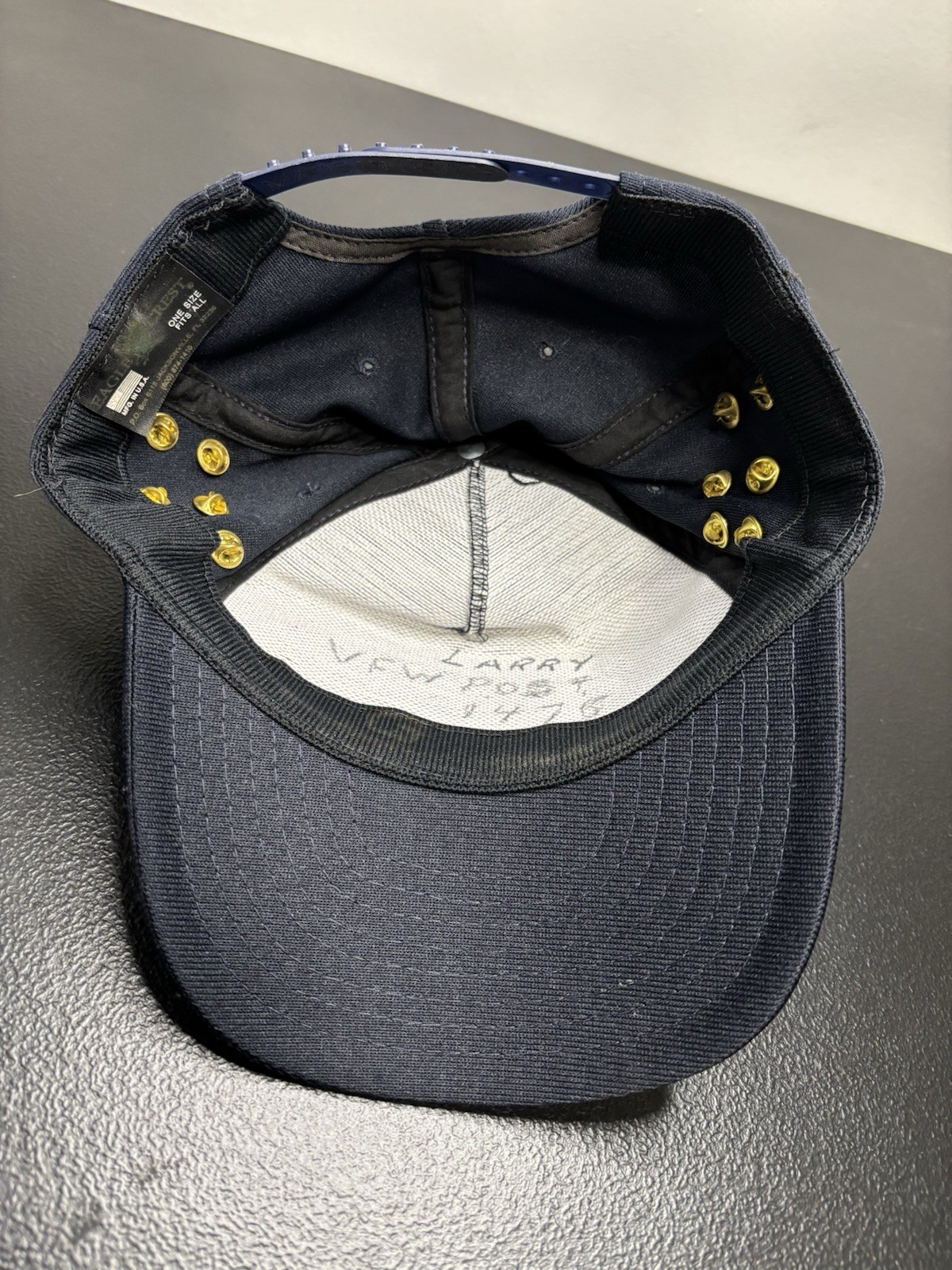 Vintage Combat Infantryman Patch Snapback Hat OSF… - image 6