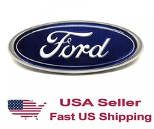 Ford Blue Emblem 4 Inch Oval Logo Front Grilletailgate Badge 1999-16 3m Tape