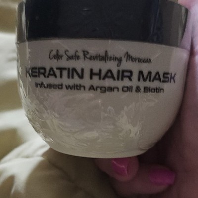 Straight Ahead Beauty Color Safe Moroccan Keratin Hair Mask Argan Oil Biotin 8.8
