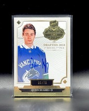 2019-20 The Cup Quinn Hughes Gold Auto Rookie Class of 2020 Auto /75 Canucks