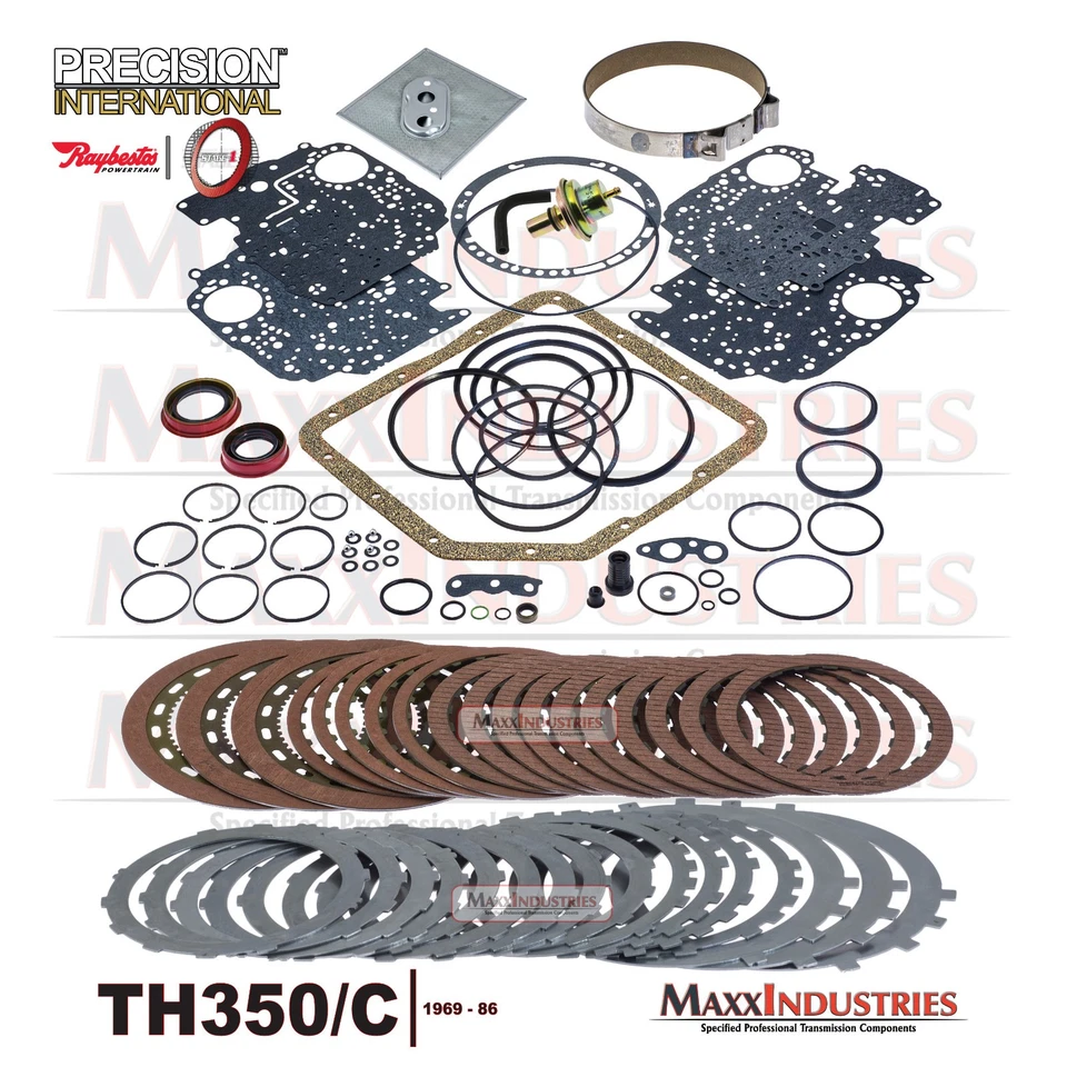 TH350/C Transmission Rebuild - Master Kit Stage-1™ Raybestos Peformance Clutchs - Image 2 of 4