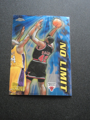 2000-01 Topps Chrome No Limit #NL6 Elton Brand - Chicago Bulls
