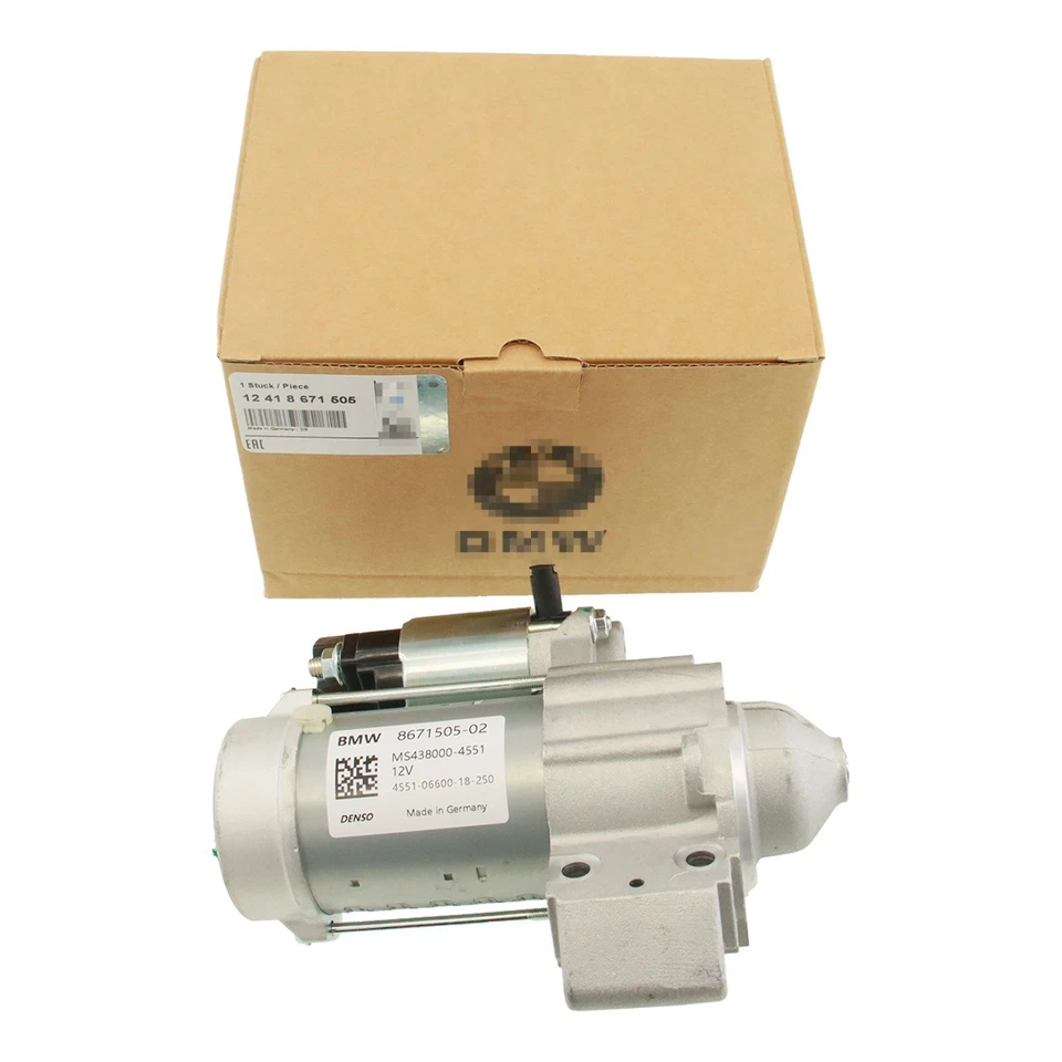 NEW For BMW 540i 740i 840i M2 M3 M4 X3 X4 X5 X6 X7 Z4 Starter Motor 12418671505  Foto 2 de 4