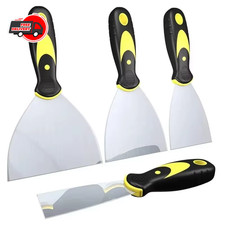 1 Set Stainless Steel Putty Knife Scraper Paint Tool 2/3/4/5 Inch - NEW