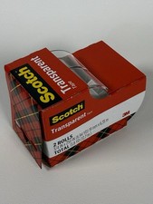 Scotch 3/4" x 250" Transparent Tape - 2 Rolls of Scotch Tape - Comb.SHIP  1/ea