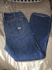 Womans Ariat FR Fire Retardent Size 33R Mid Rise Boot Cut Jeans. Excellent Cond
