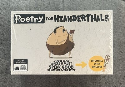 Poetry For Neanderthals Word Game Brand (New & Sealed) by Exploding Kittens NEW 