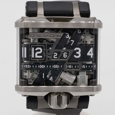 Devon Tread 1 Steel 54mm Electromechanical Patented interwoven time belt system