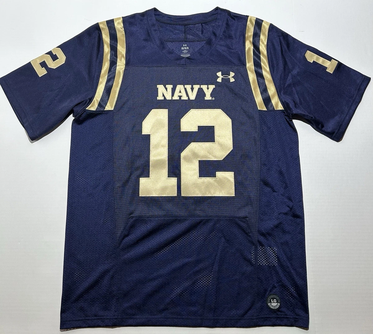Maillot De Football Navy Midshipmen – Académie Navale Américaine – Taille L Enfant – Bleu/or