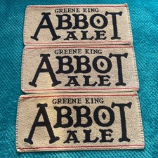 Beer Bar Towel Abbot Ale Three Pack New Commercial Grade also Good for Golf