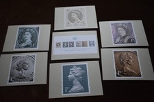 Diamond Jubilee Definitive Stamps m/s, 2012 PHQ Stamp Cards, Mint
