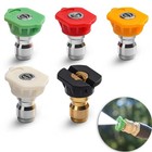 5-Piece Pressure Washer Nozzles-Multiple Spray Angles for Car & Outdoor Cleaning
