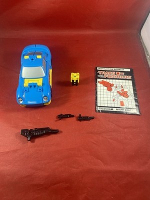 Transformers G1 Headmaster Nightbeat Near Complete 1987 Hasbro 