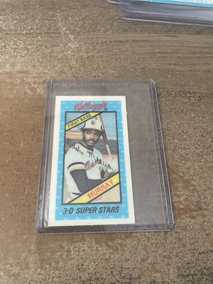 1980 Kellogg's 3-D Super Stars Eddie Murray #24 MLB Baltimore Orioles
