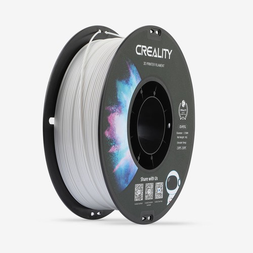 Creality White PETG Filament for 3D Printer 1kg 1.75mm