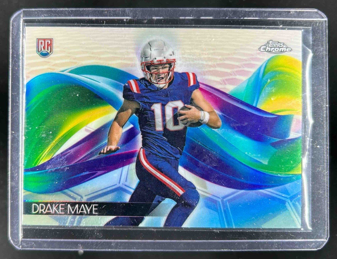 2024 Topps Chrome Drake Maye Helix Rookie RC #H-9 Patriots