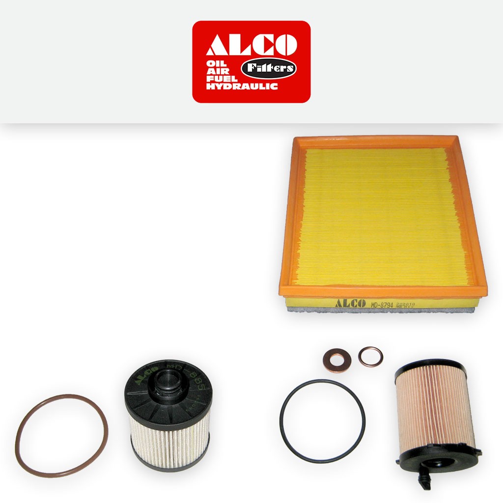 SERVICE KIT for CITROEN DS5 1.6 BLUEHDI ALCO OIL AIR FUEL FILTERS (2014-2015)