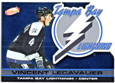 VINCENT LECAVALIER 2001-02 Pacific Atomic Base #89 Lightning Hockey Trading Card