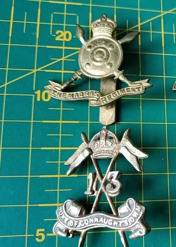 Ww2 British Indian Army Cap Badges,13th Duke of Connaught's Own Lancers, Madras