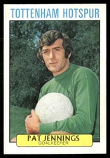 1971 A&BC Footballers Purple Back Pat Jennings Tottenham Hotspur #157